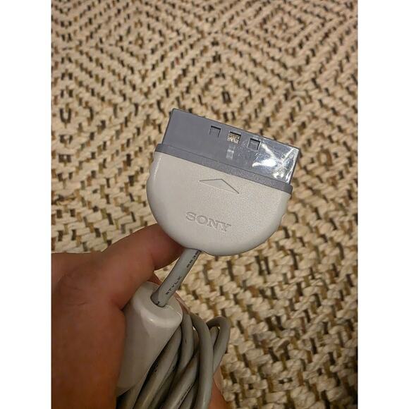 Sony PlayStation 1 PS1 DualShock Analog Gray OEM Controller SCPH-1200 Tested - Picture 10 of 16